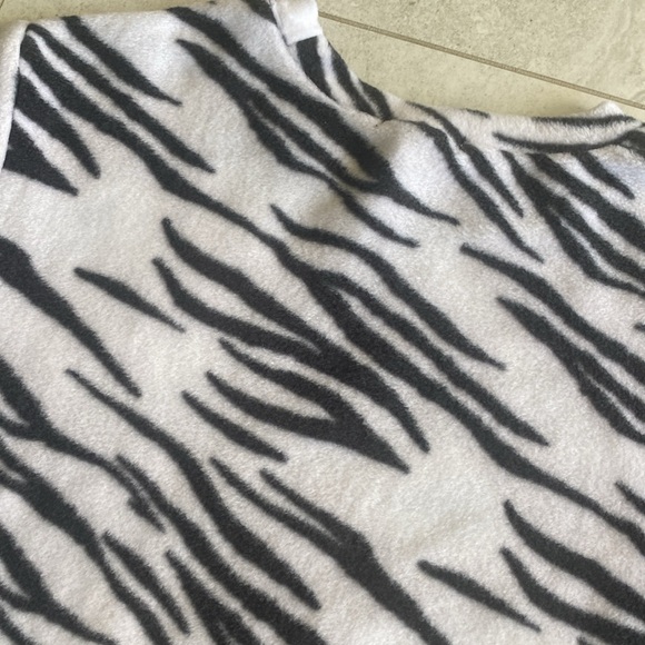 Splendid Girls' Cozy Zebra Top & Faux Leather Leggings Set - Picture 7 of 11